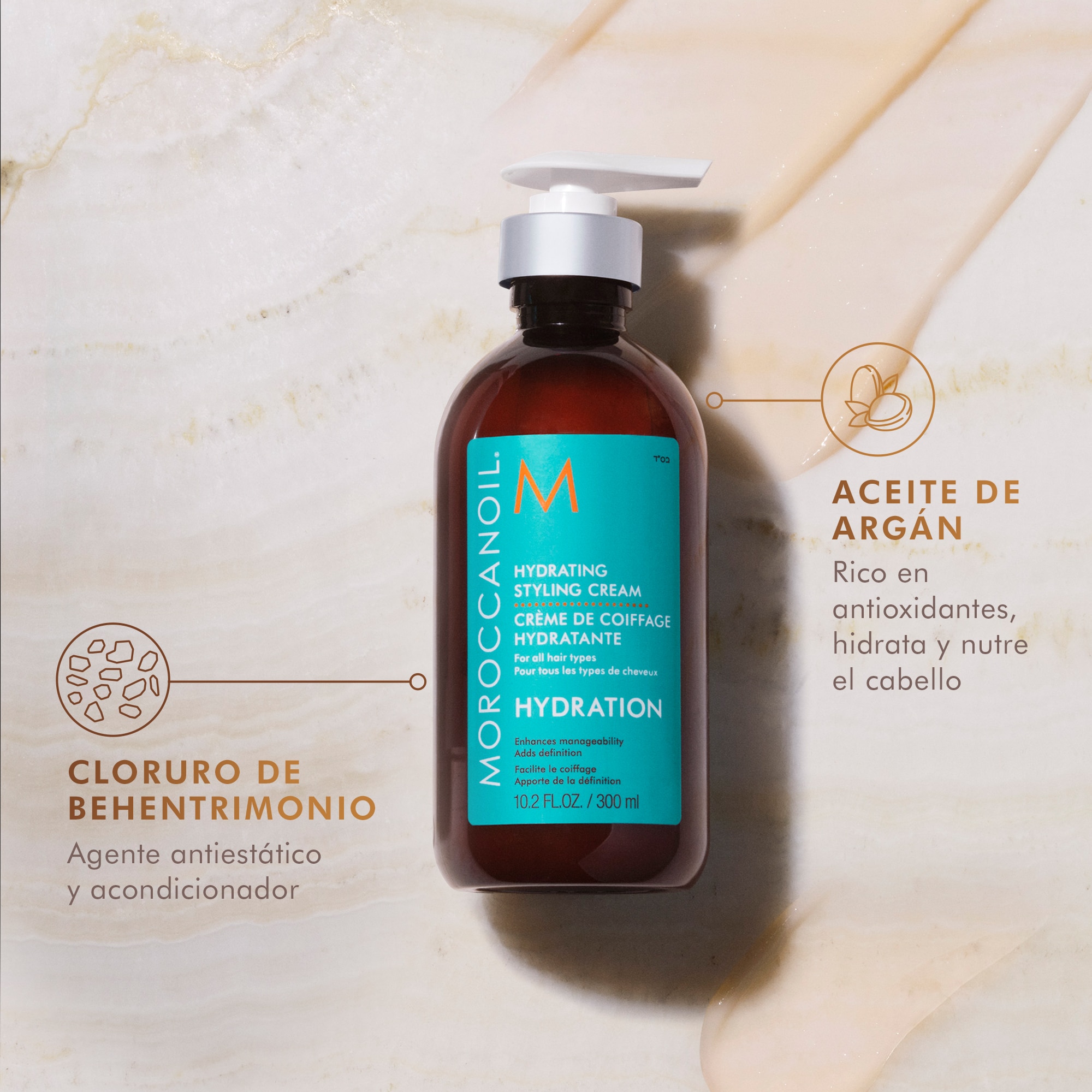 CREMA PARA PEINAR HIDRATANTE MOROCCANOIL&reg;